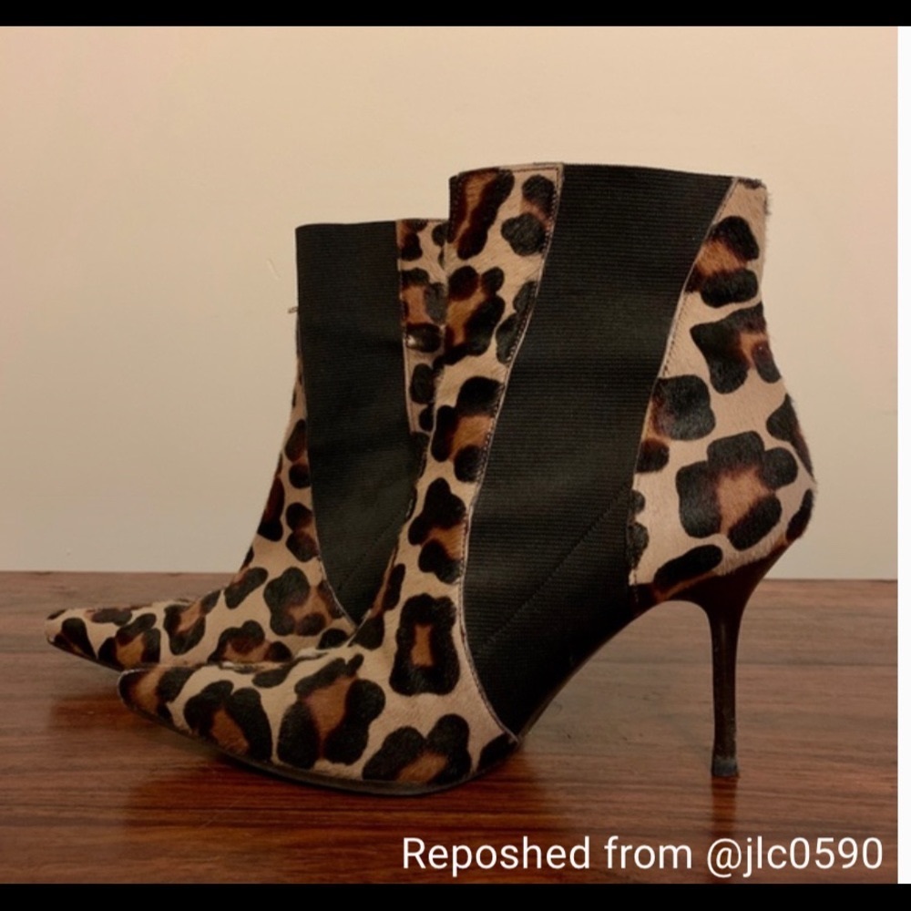 Dolce & Gabbana Leopard Booties EU 37.5 US 7.5